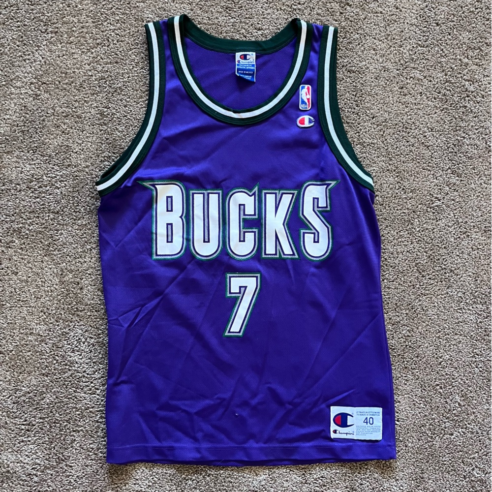 Vintage Milwaukee bucks Terrell Brandon jersey